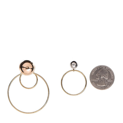 Christian Dior Pearl Mise En Dior Tribal Hoop Earrings 2 of 4