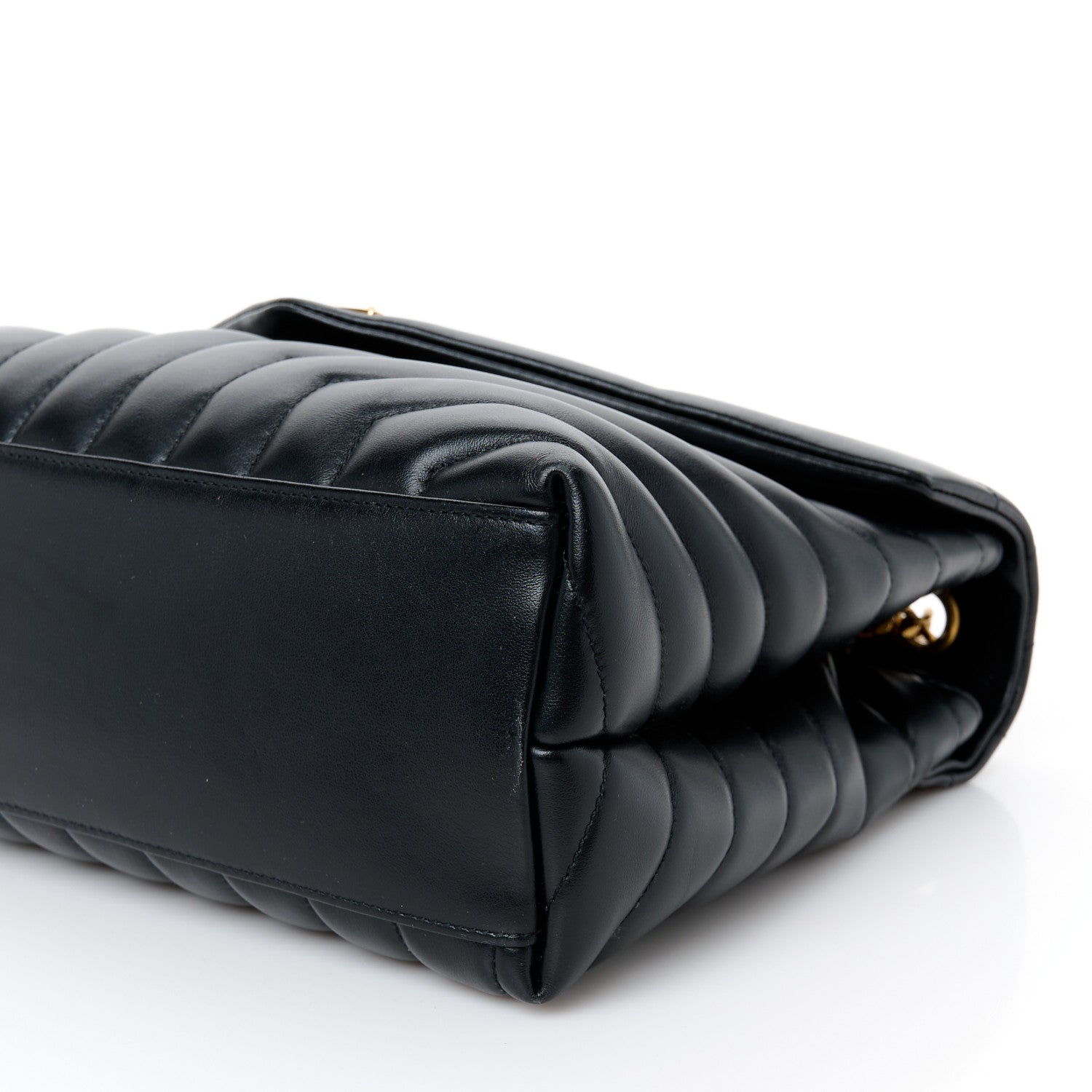 Saint Laurent Calfskin Y Quilted Monogram Medium Loulou Chain Satchel Black 11 of 11