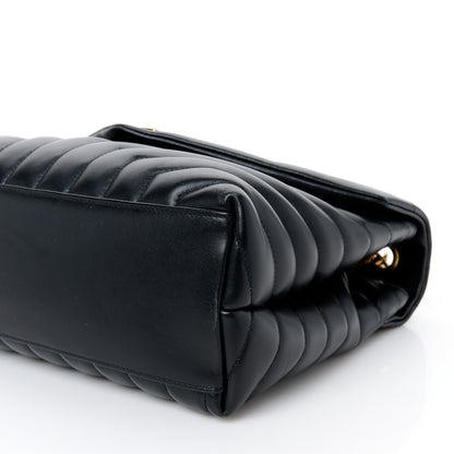 Saint Laurent Calfskin Y Quilted Monogram Medium Loulou Chain Satchel Black 11 of 11