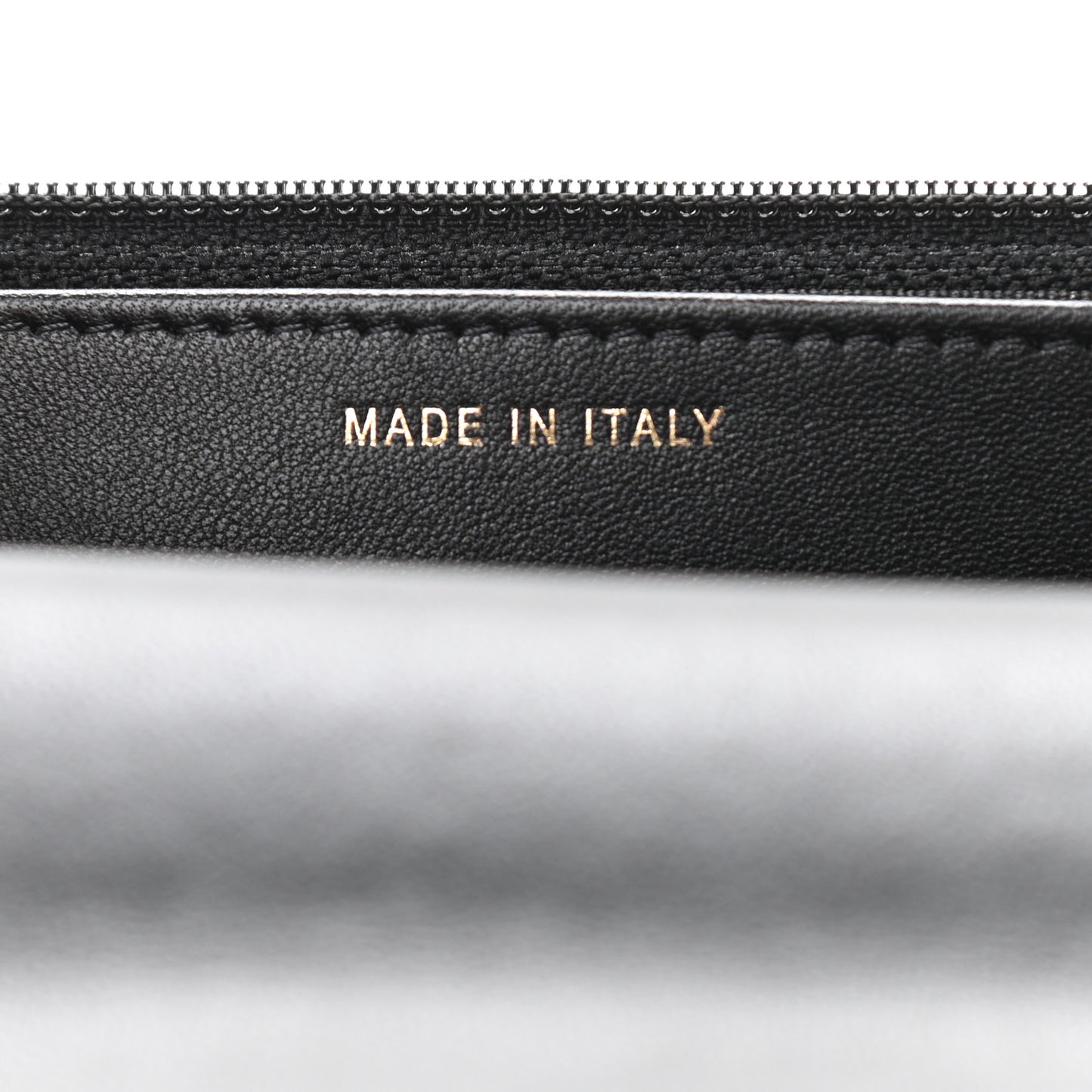 Lambskin Quilted Trendy CC Wallet On Chain WOC Black