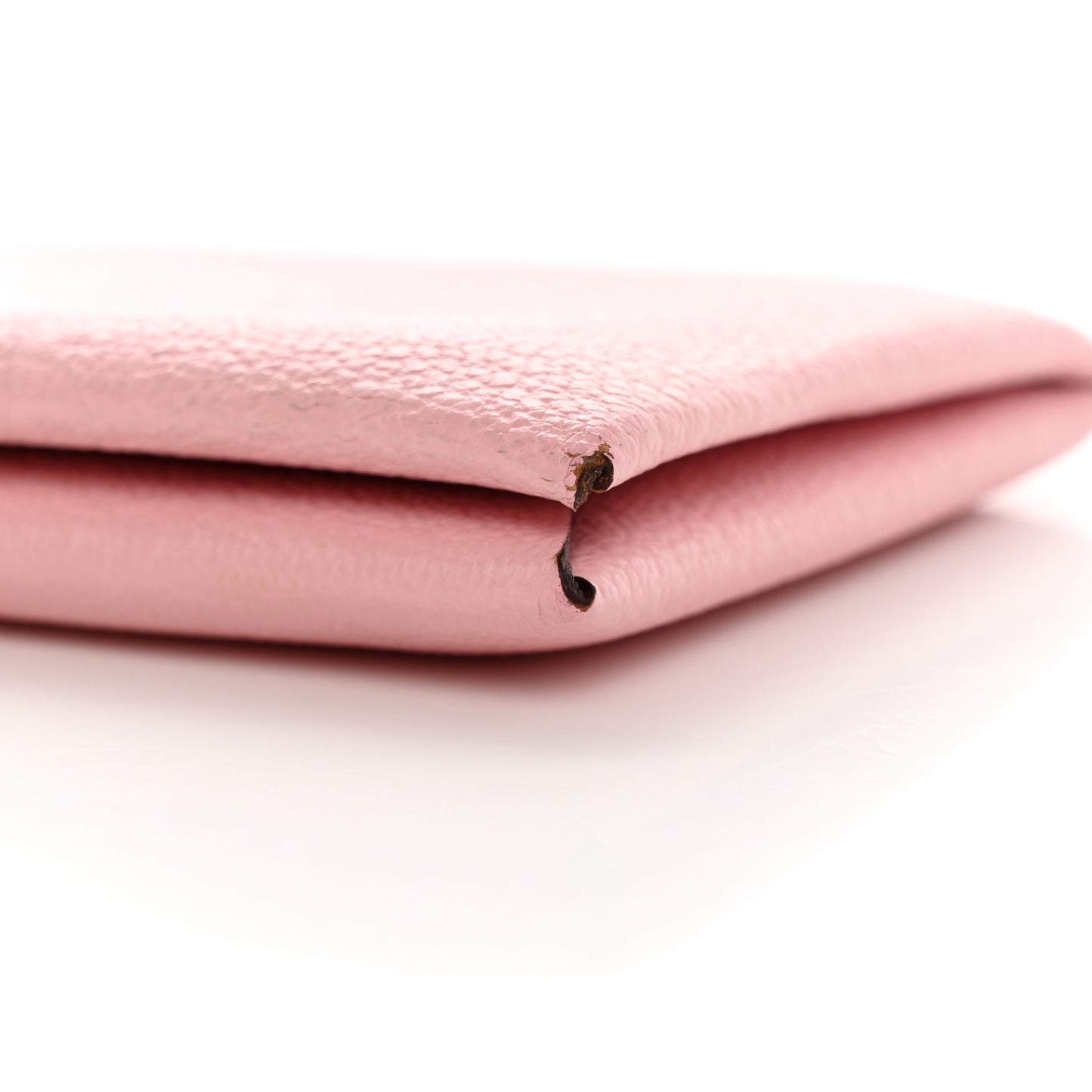 Chevre Mysore Calvi Card Case Rose Sakura