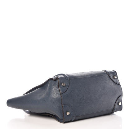 Celine Drummed Calfskin Mini Luggage Orage 4 of 17