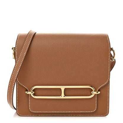 Hermes Evercolor Mini Sac Roulis Gold 1 of 11