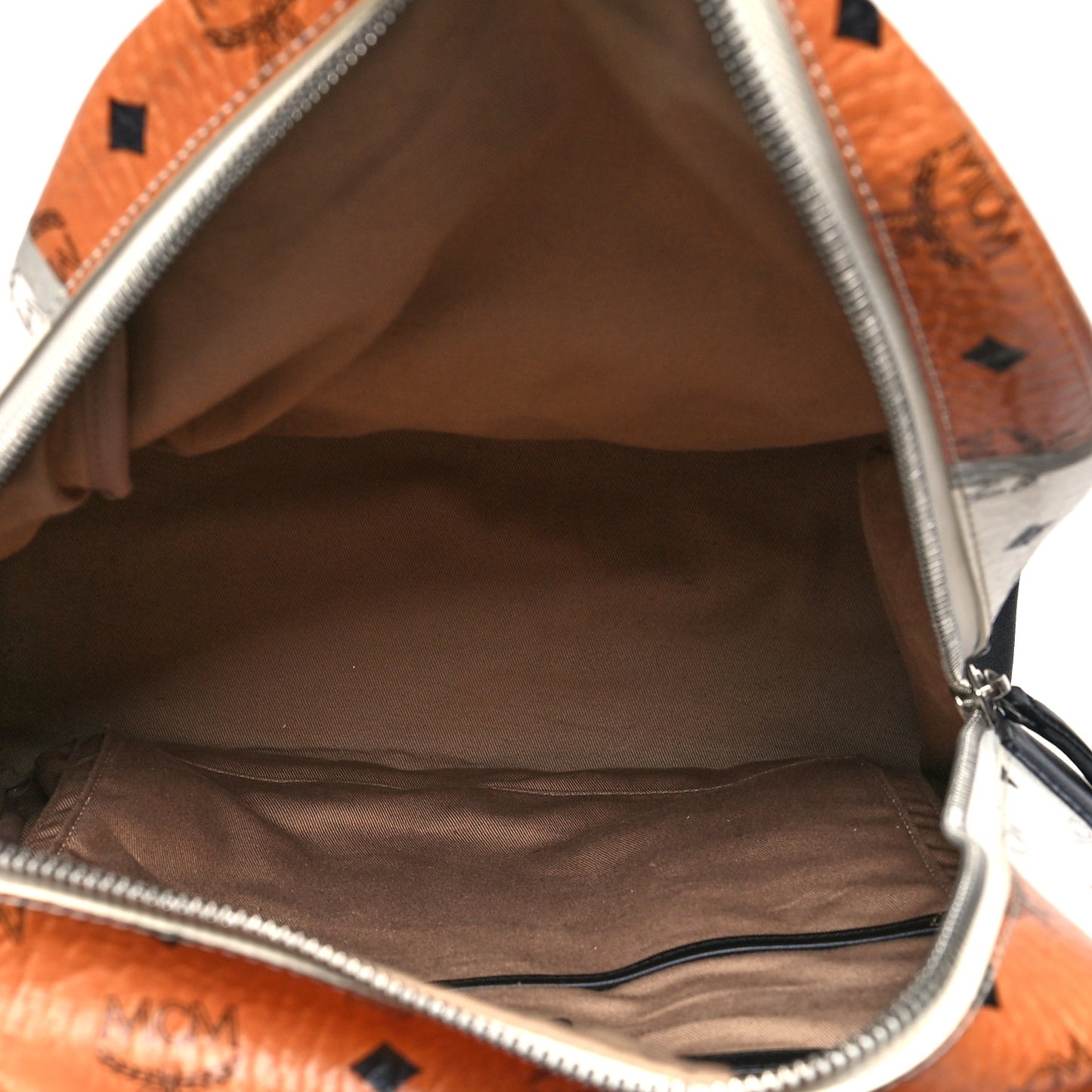 Visetos Chevron Medium Colorblock Stark Backpack Cognac