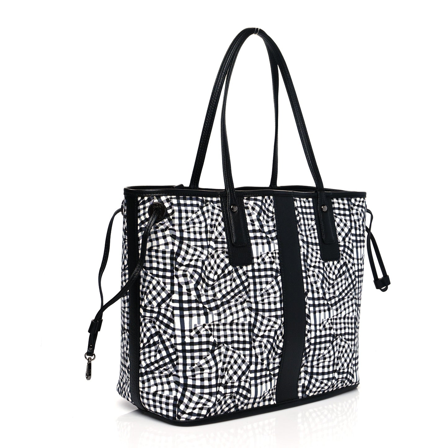 Visetos Medium Reversible Shopping Tote Black