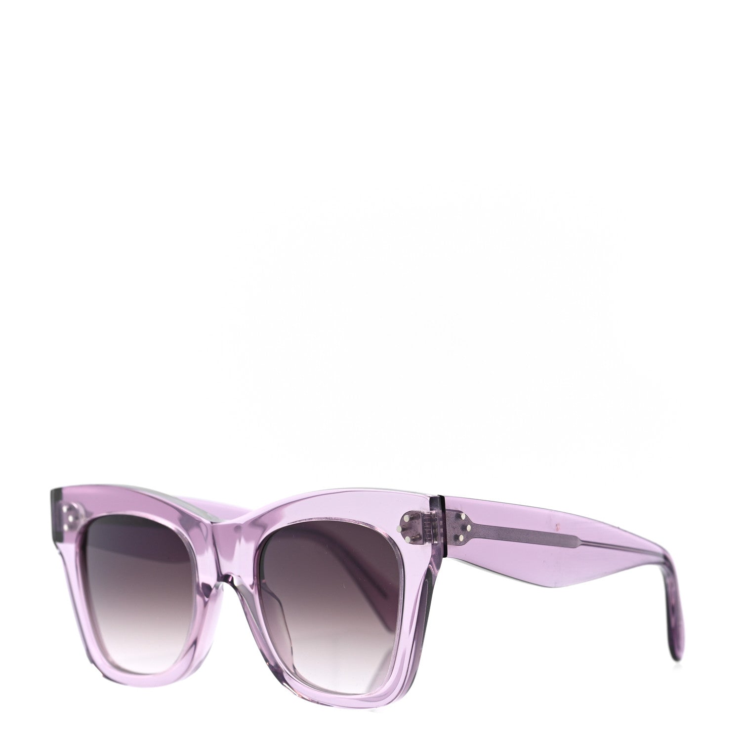 Celine Acetate Cat Eye Sunglasses CL4004IN Transparent Lilac 1 of 6
