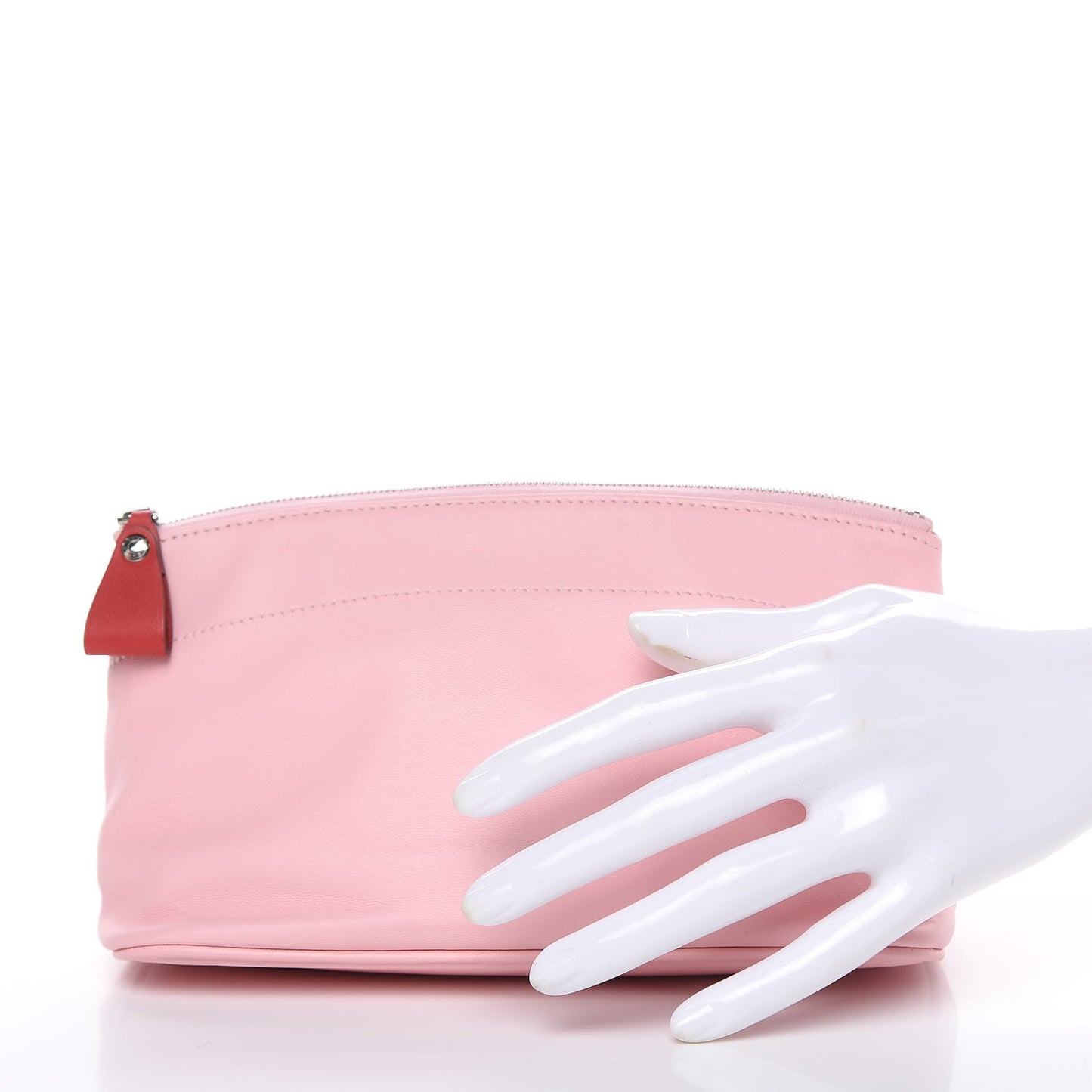 Lambskin Swift Tohubohu Pouch PM Rose Sakura Vermillion