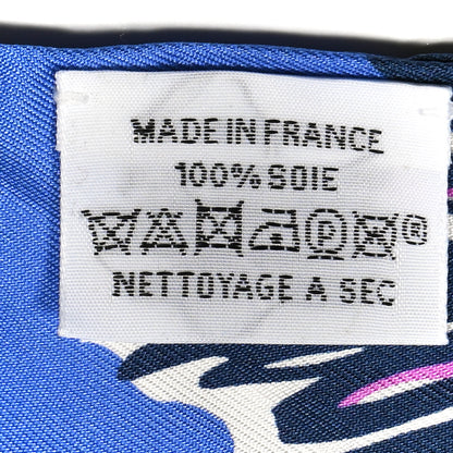 Hermes Silk Rayures D'ete Twilly Vert Bleu Multicolor Vert Bleu Multicolor 3 of 4