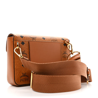 MCM Visetos Small Millie Crossbody Belt Bag Cognac 3 of 8
