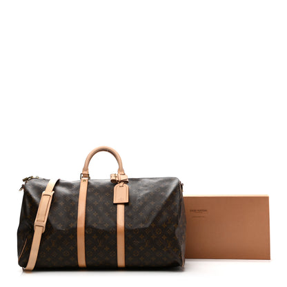 Louis Vuitton Monogram Keepall Bandouliere 55 13 of 13