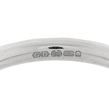 Graff 18K White Gold Diamond Laurence Graff Signature Band Ring 47 4.25 5 of 6