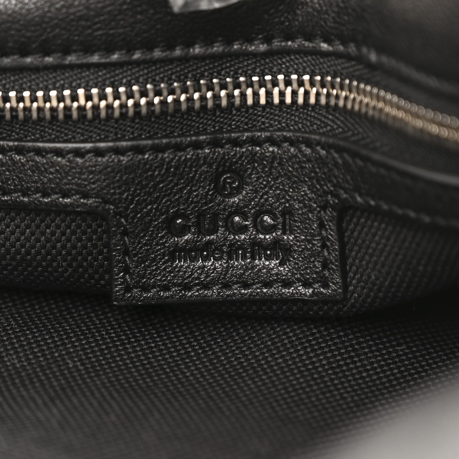 Gucci Sakai Be Green Calfskin Diagonal Stitched Small Blondie Tote Black 6 of 11
