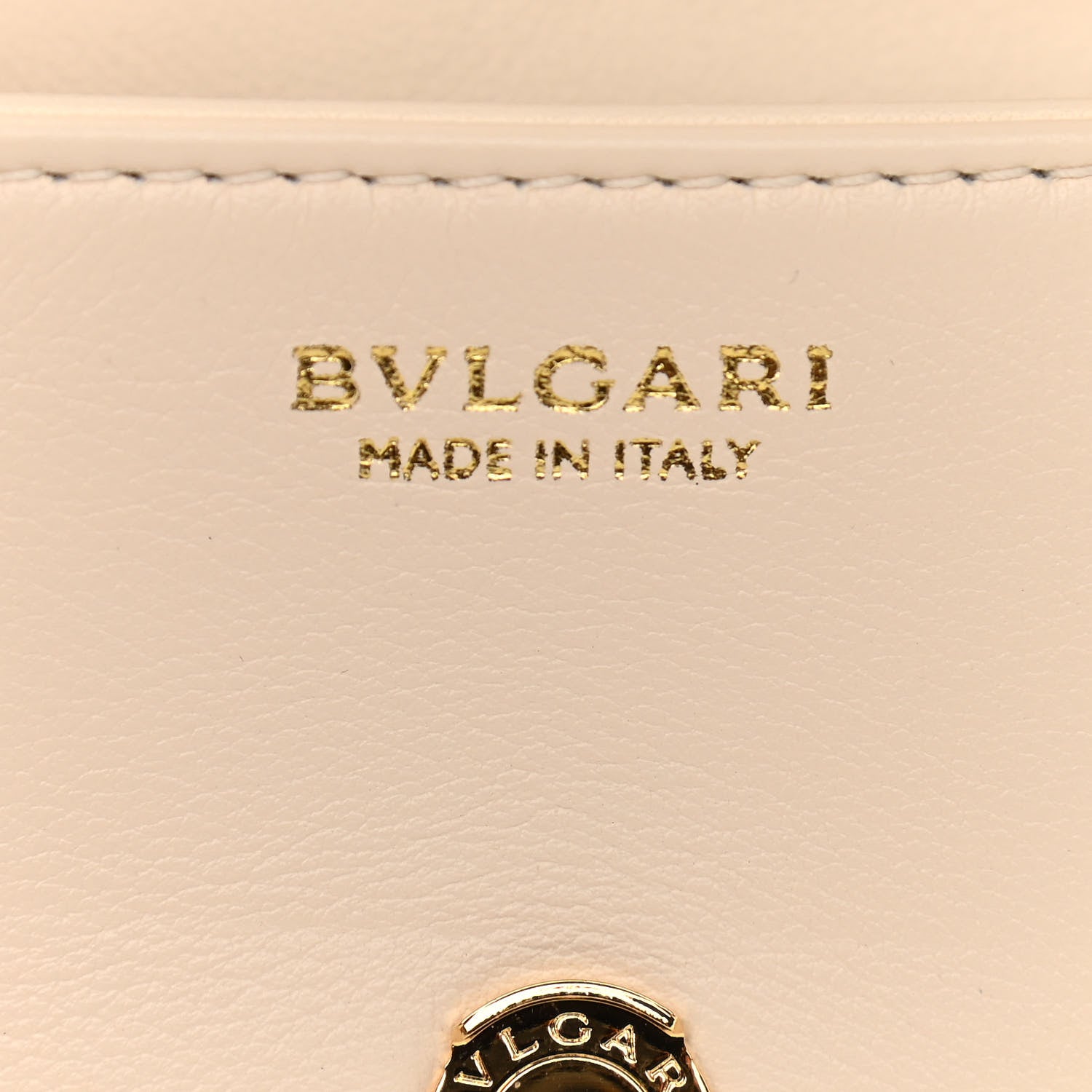 Bulgari Calfskin Serpenti Cabochon Micro Bag Opal 6 of 11
