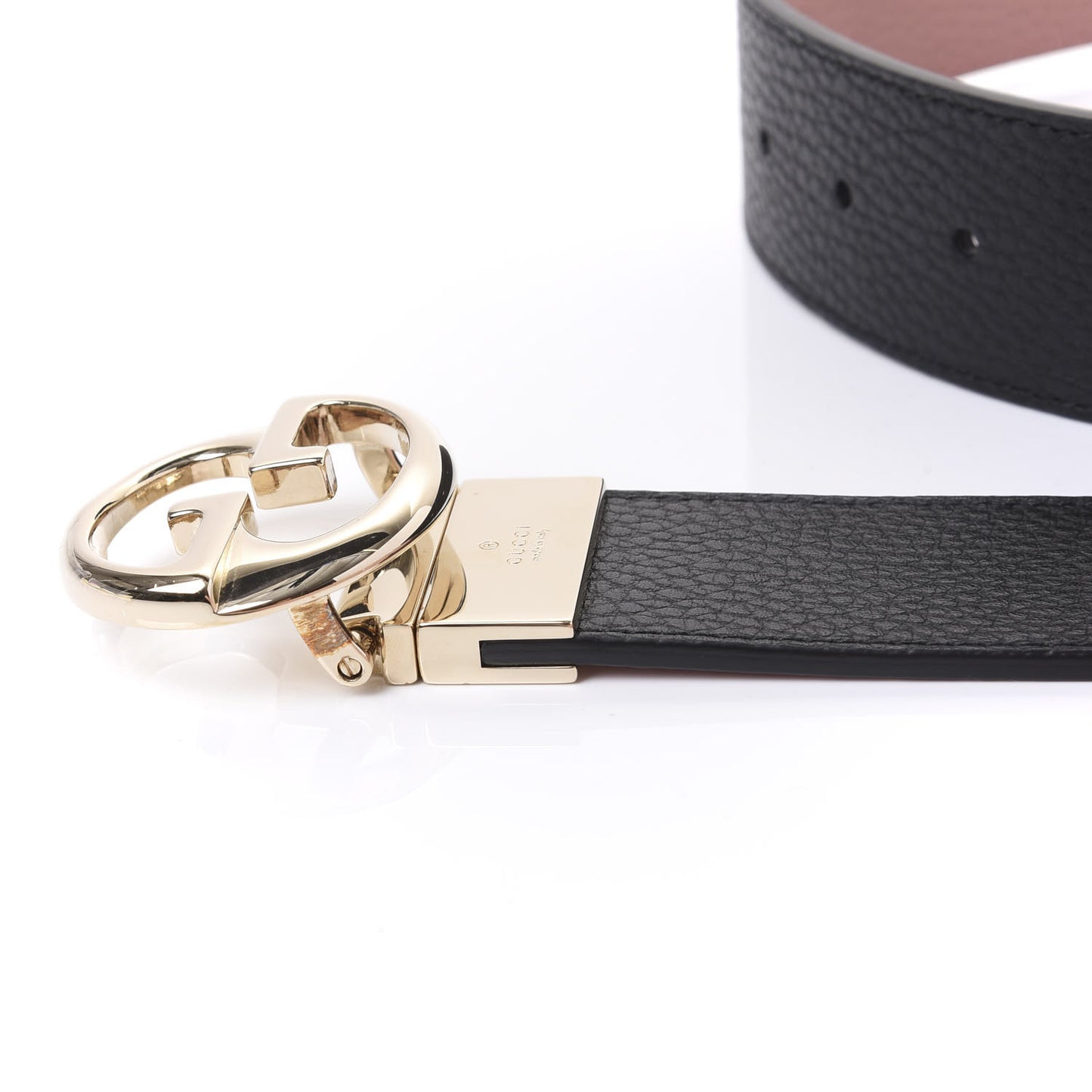 Calfskin 1973 Reversible Belt 90 36 Black Pink