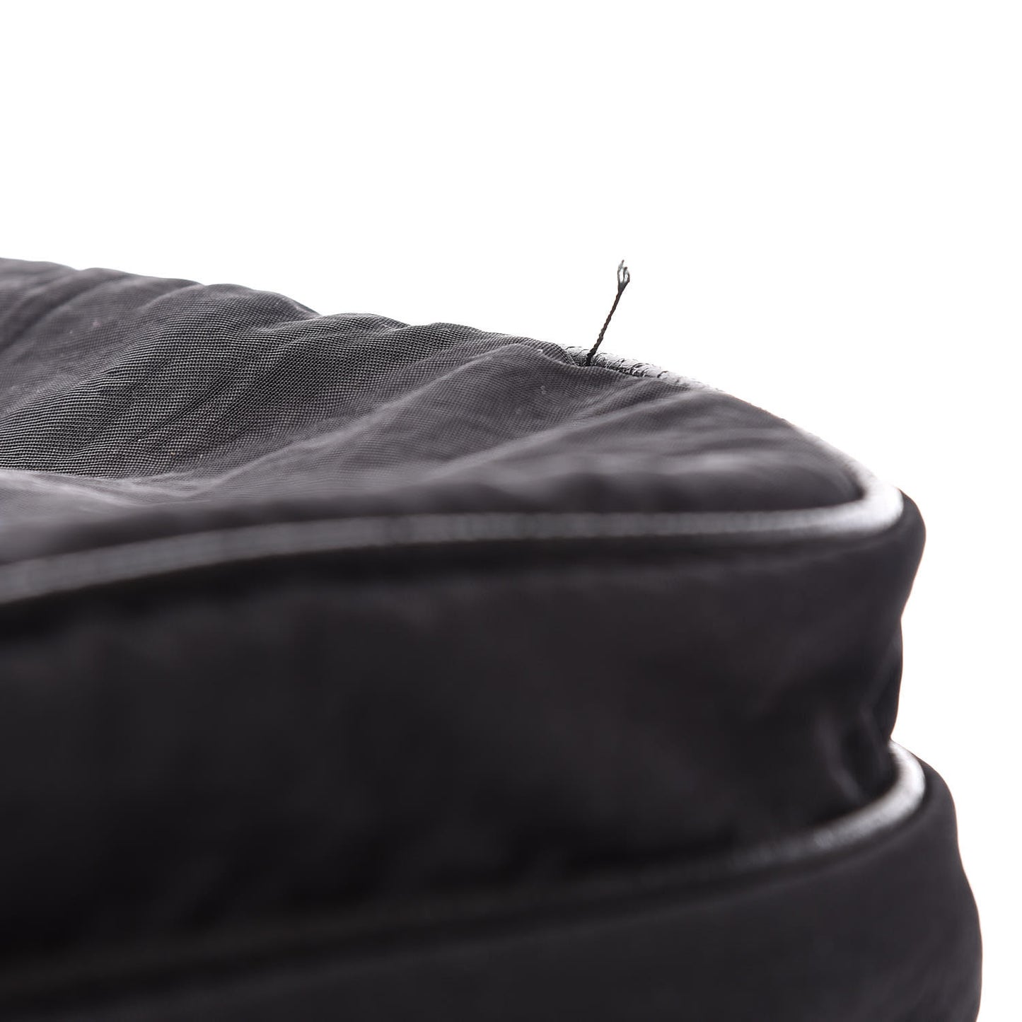 Nylon Twill 80s Logo Patch Backpack Black