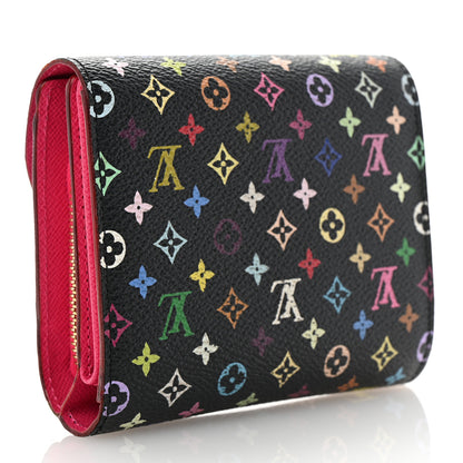 Louis Vuitton Monogram Multicolor Joey Wallet Black Grenade 3 of 6