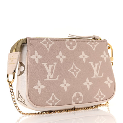 Louis Vuitton Empreinte Spring in the City Mini Pochette Accessories Kaki Beige Cream 2 of 8