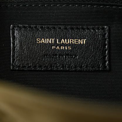 Saint Laurent Suede Monogram Medium Niki Chain Satchel Loden Green 6 of 10