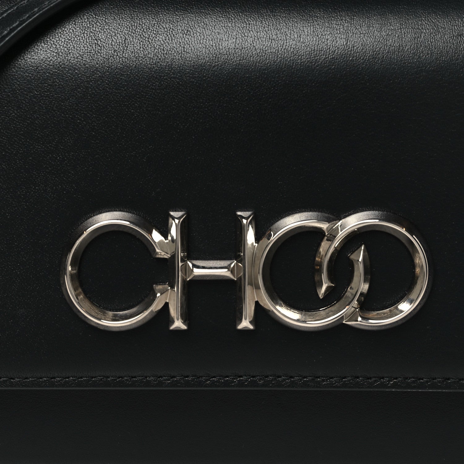 Jimmy Choo Nappa Logo Kalina Crossbody Bag Black 7 of 9