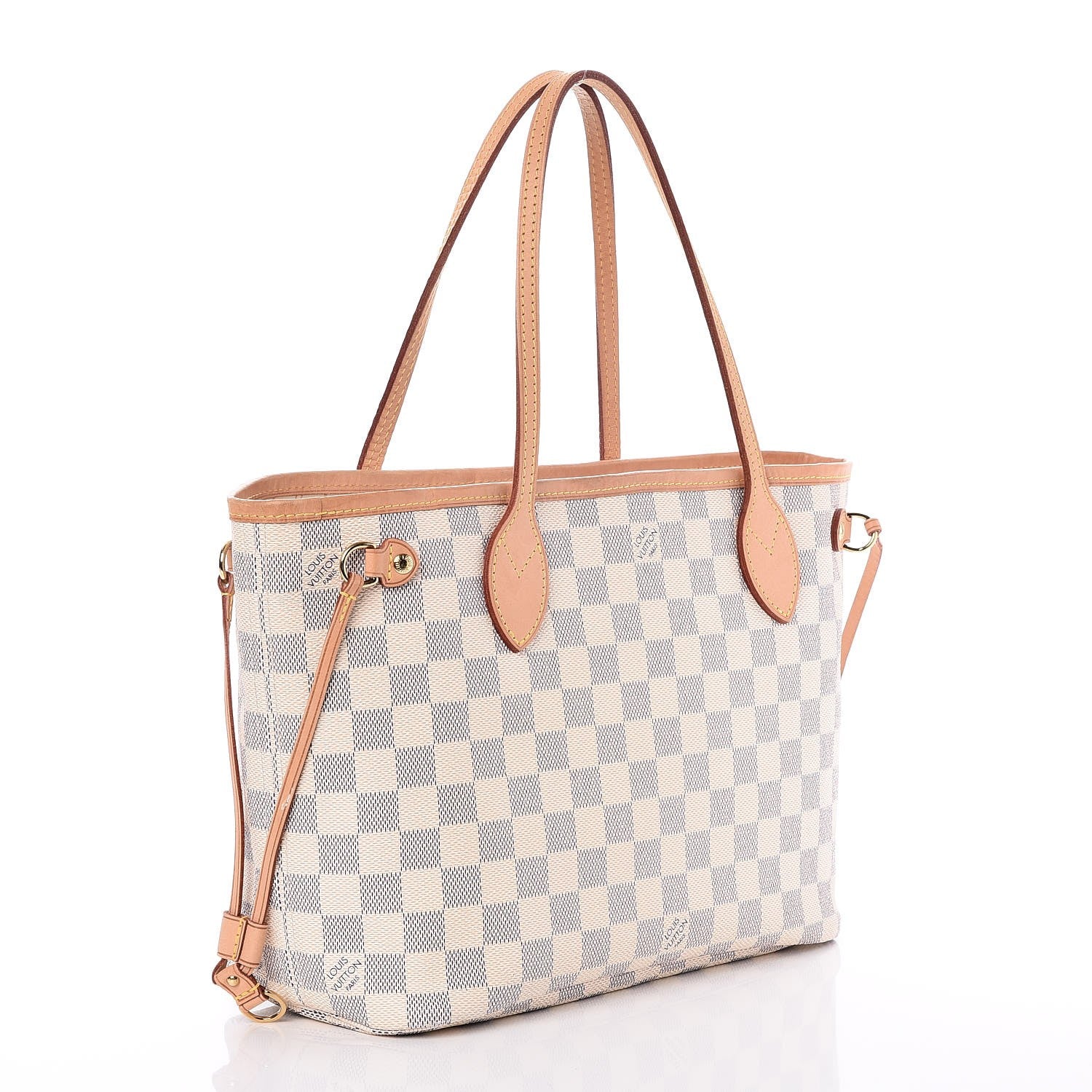 Louis Vuitton Damier Azur Neverfull PM 3 of 8