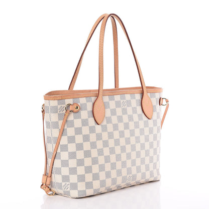 Louis Vuitton Damier Azur Neverfull PM 3 of 8
