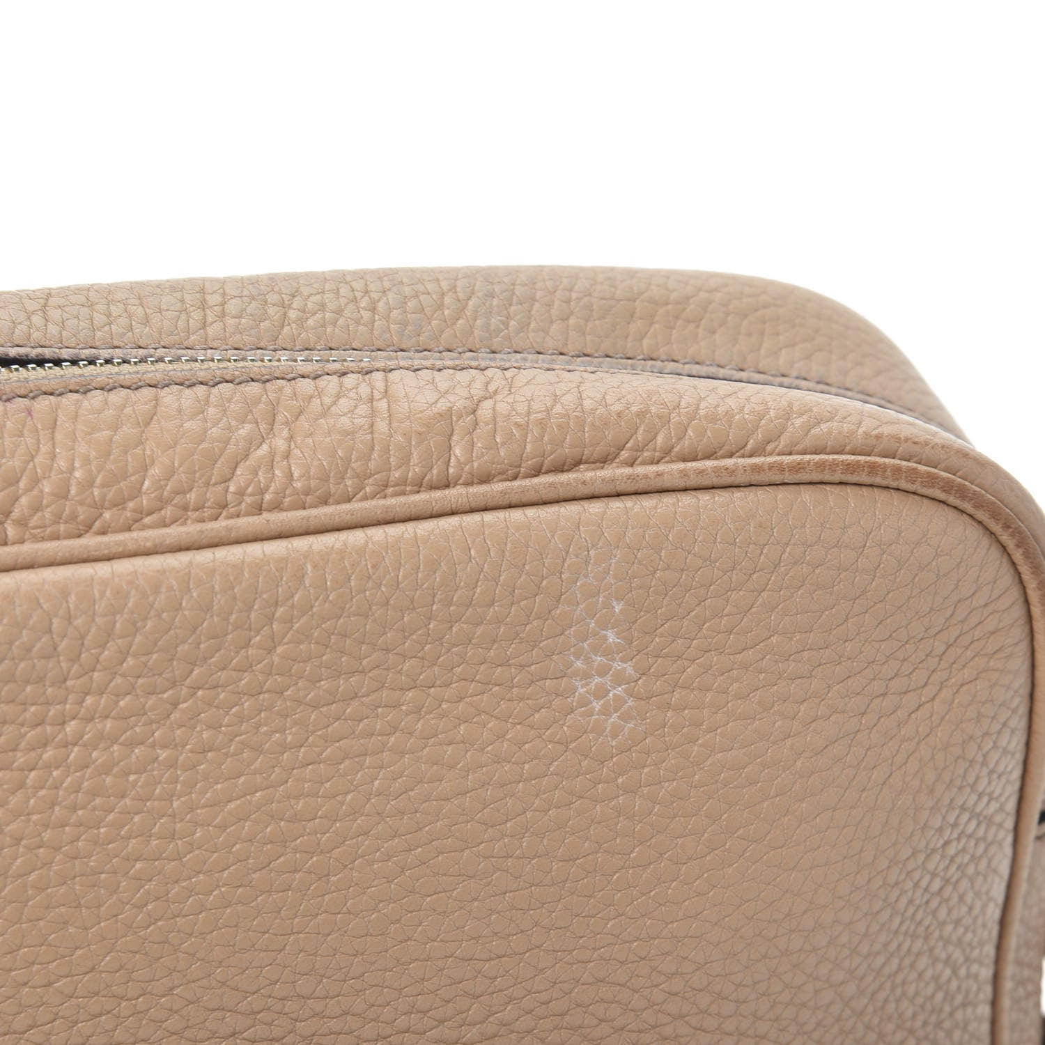 Gucci Pebbled Calfskin Small Soho Disco Bag Rose Beige 12 of 14