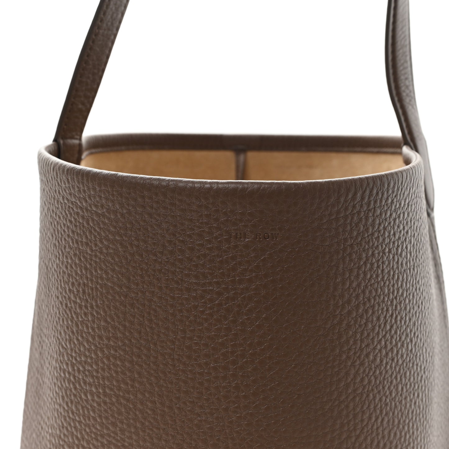 Grained Calfskin Medium N/S Park Tote Dark Olive