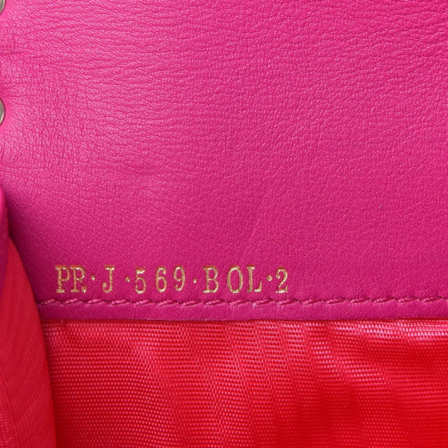Nappa Rockstud Clutch Fuxia