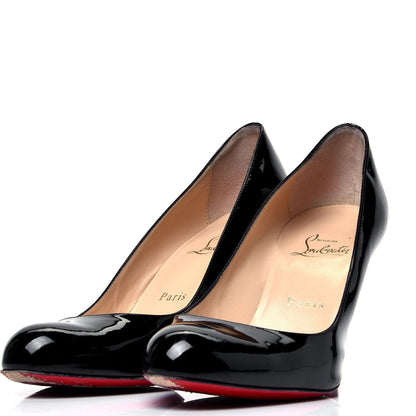 Christian Louboutin Patent Simple 85 Pumps 37.5 Black 3 of 10