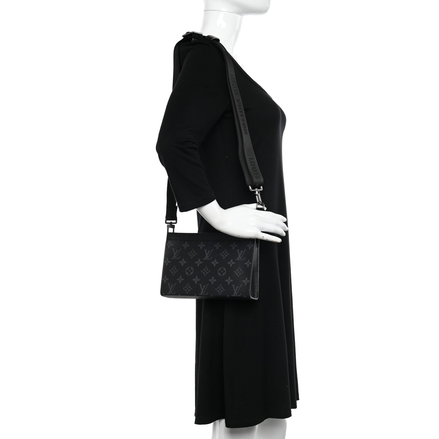 Louis Vuitton Reverse Monogram Eclipse Gaston Wearable Wallet 2 of 8