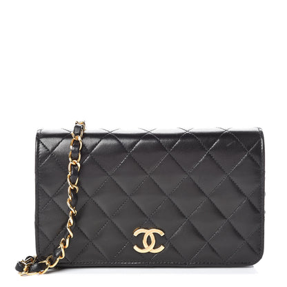 Chanel Lambskin Quilted Mini Flap Black 1 of 14