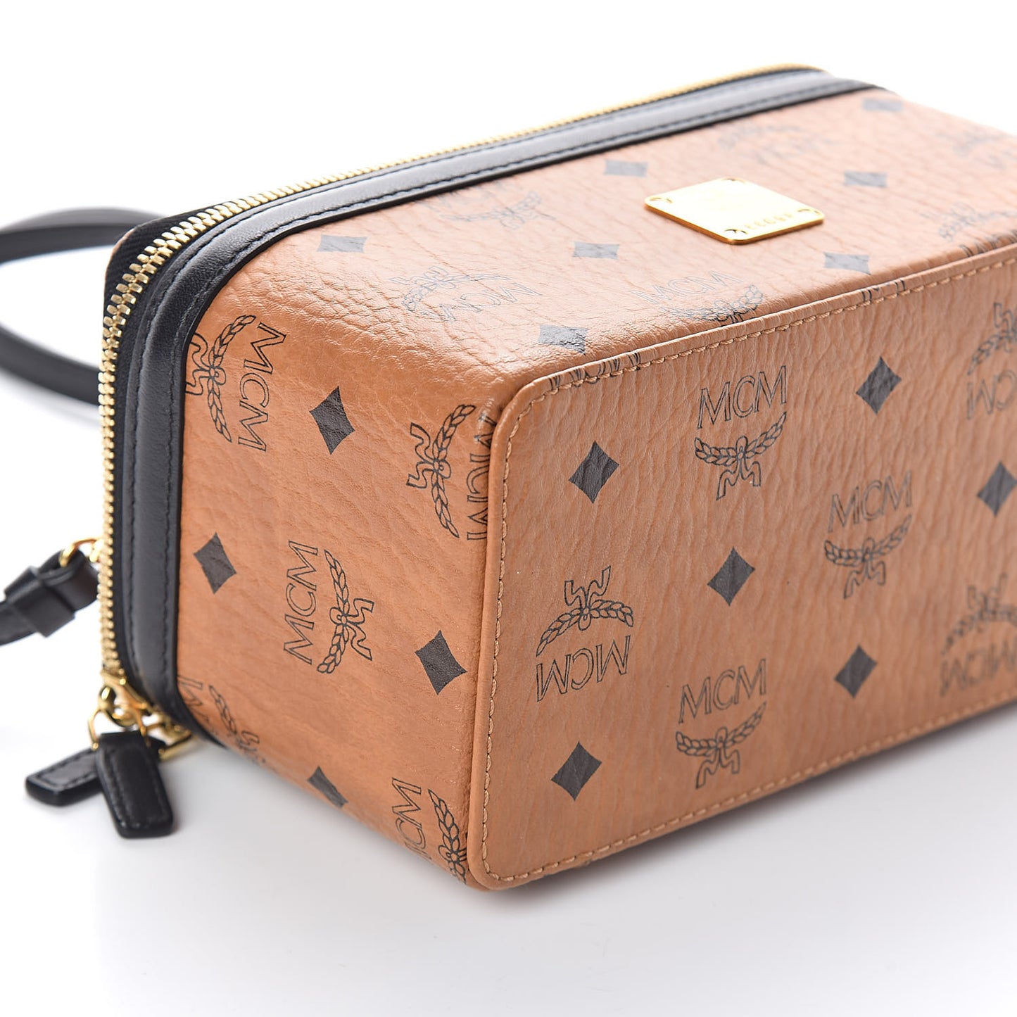 Visetos Vanity Case Cognac Black