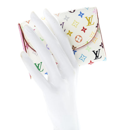 Louis Vuitton Monogram Multicolor Business Card Holder White Litchi 2 of 8