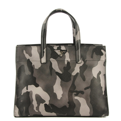 Prada Saffiano Soft Camouflage Print Tote Marmo Dis Camouflage 1 of 9