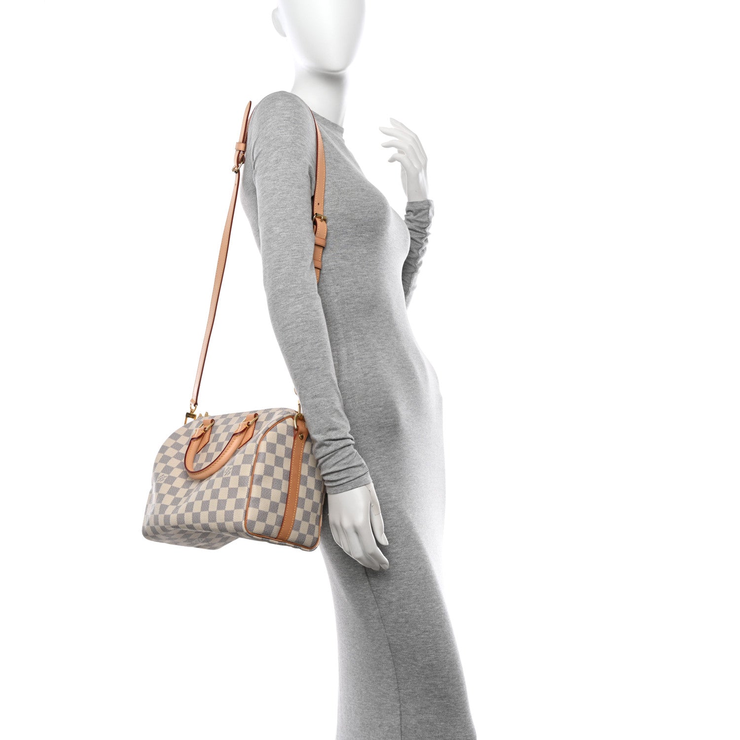 Louis Vuitton Damier Azur Speedy Bandouliere 25 2 of 10
