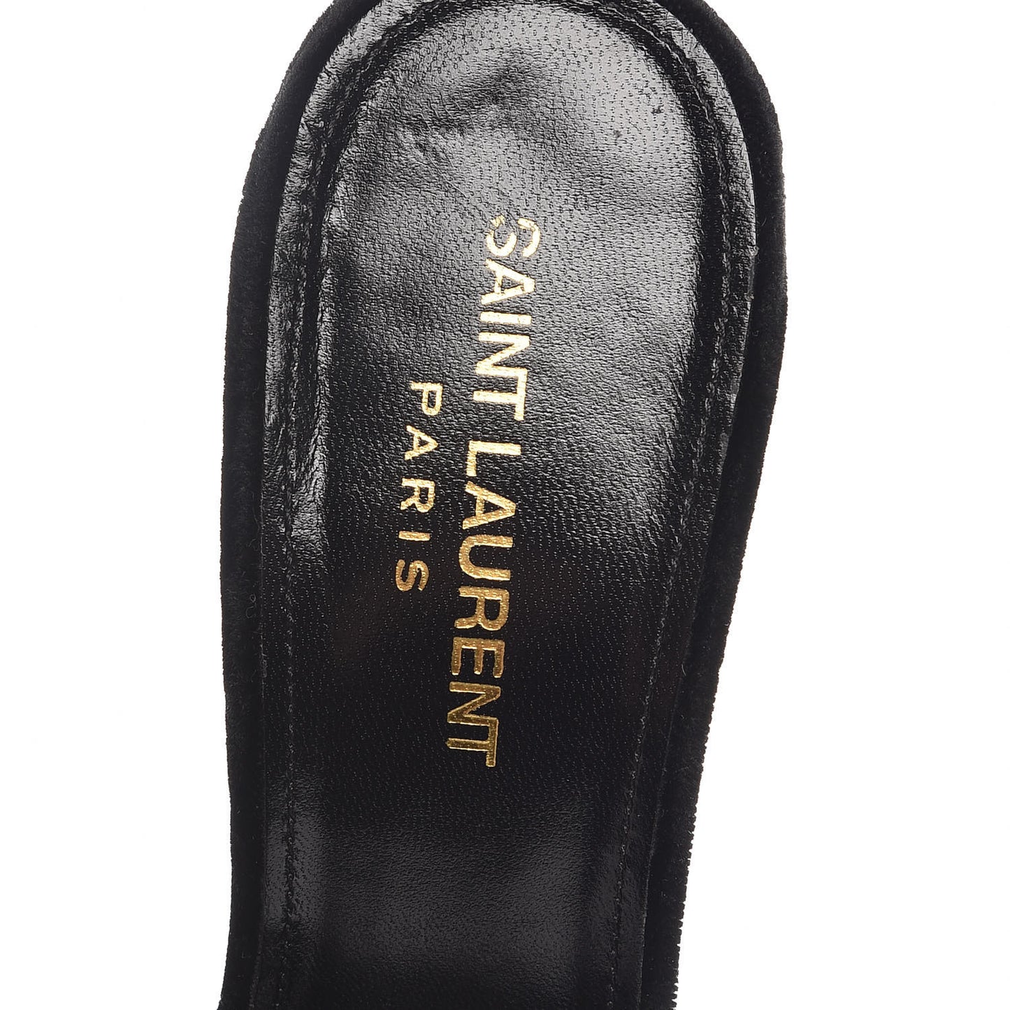 Velvet Debbie Platform Slide Sandals 38 Black