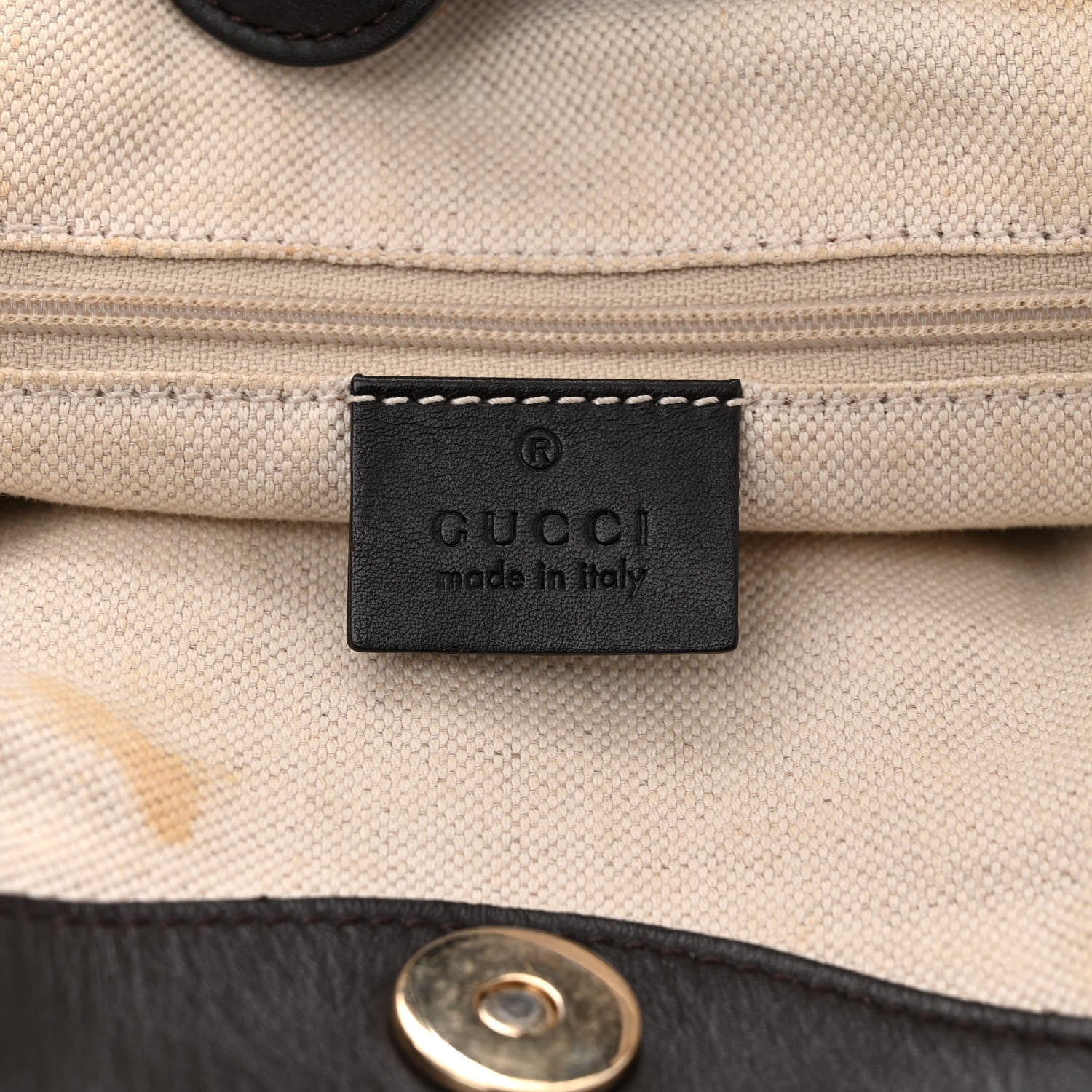 Gucci Monogram Medium Sukey Tote Dark Brown 6 of 12