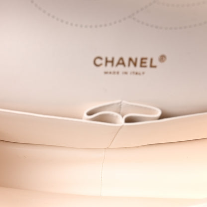 Chanel Caviar Quilted Jumbo Double Flap White 5 of 10