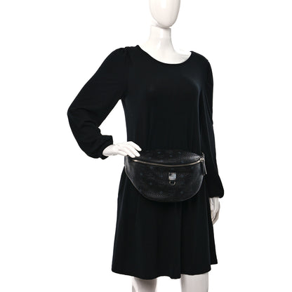 MCM Visetos Small Stark Belt Bag Black 2 of 8
