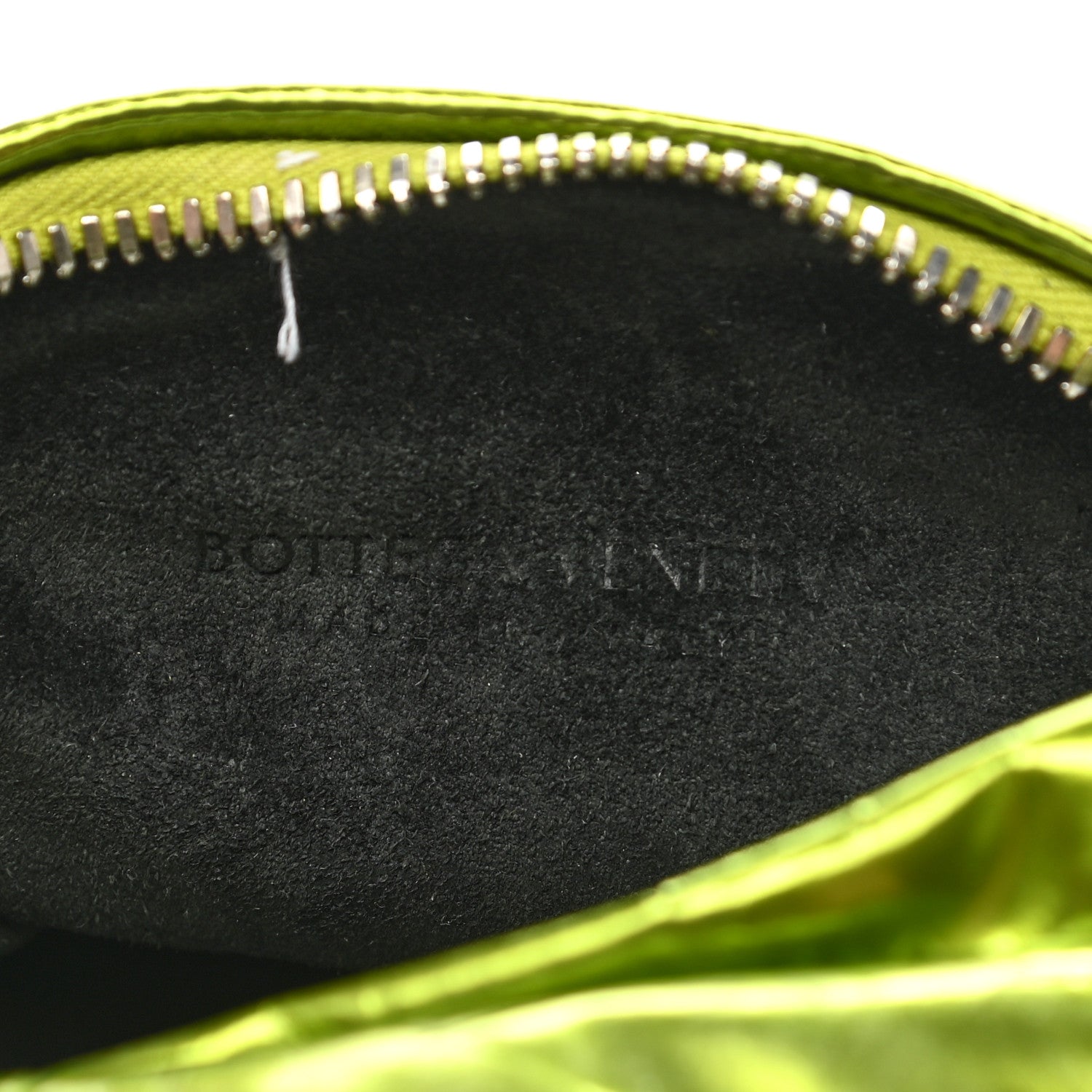 Bottega Veneta Metallic Crushed Calfskin Mini Jodie Chlorophyll 7 of 10