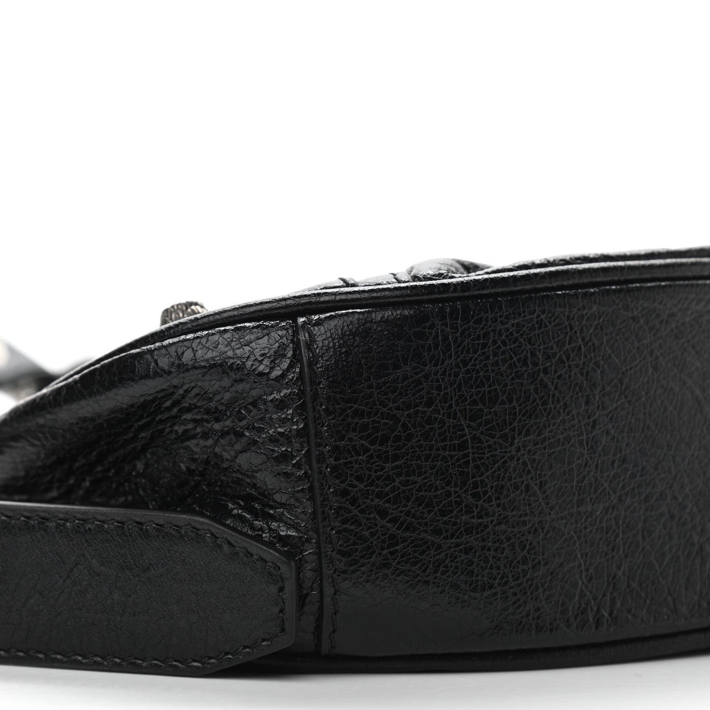 Agneau Arena Le Cagole Shoulder Bag XS Black