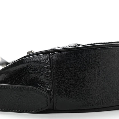 Balenciaga Agneau Arena Le Cagole Shoulder Bag XS Black 8 of 9