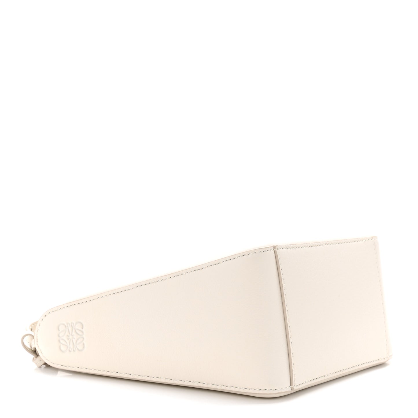 Calfskin Mini Hammock Hobo Soft White