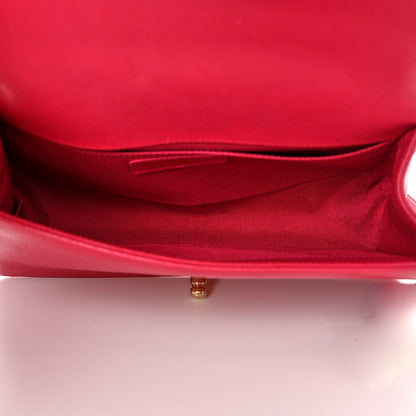 Chanel Caviar Quilted Medium Boy Flap Fuchsia 5 of 15