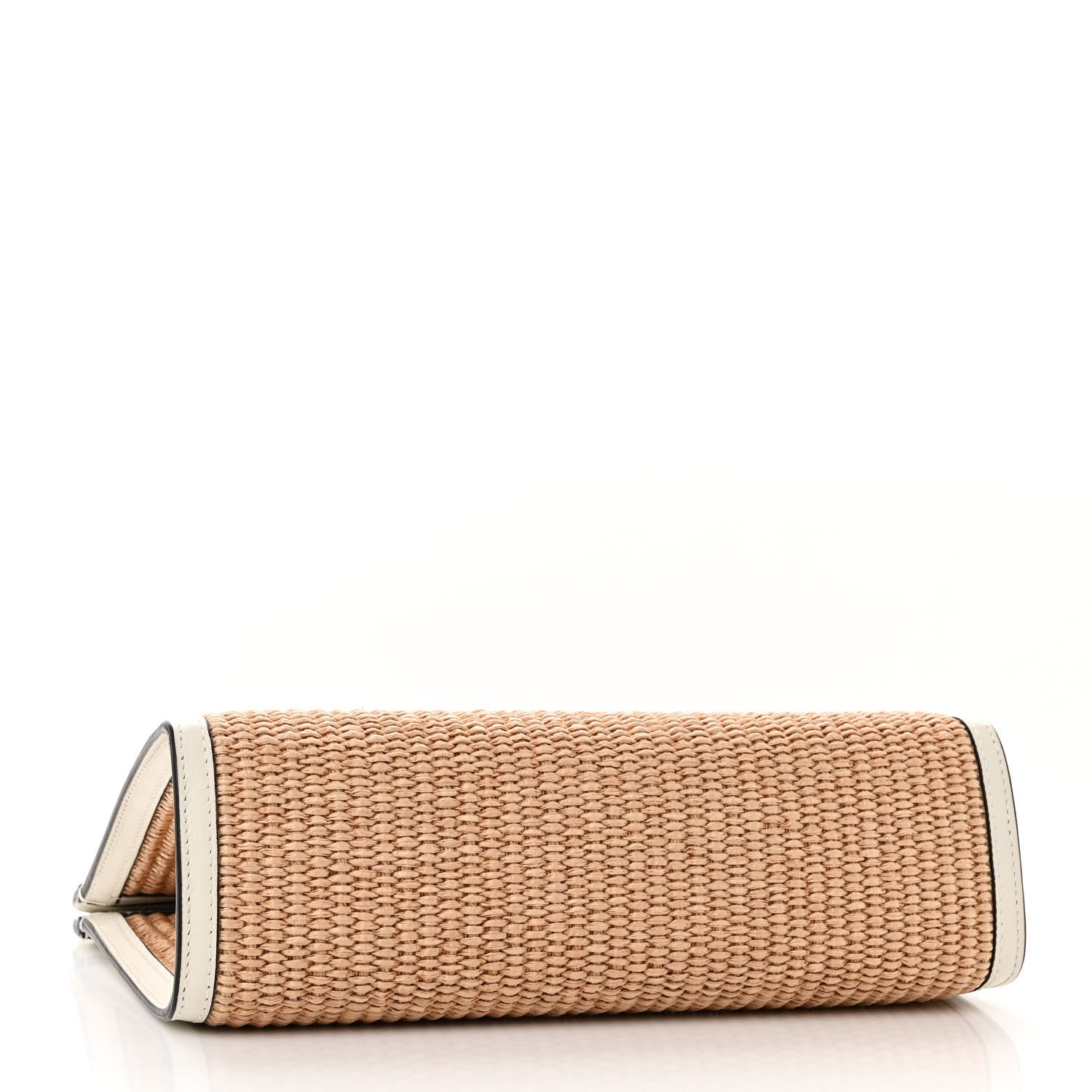 Jimmy Choo Raffia Avenue London Clutch Natural Latte 4 of 10