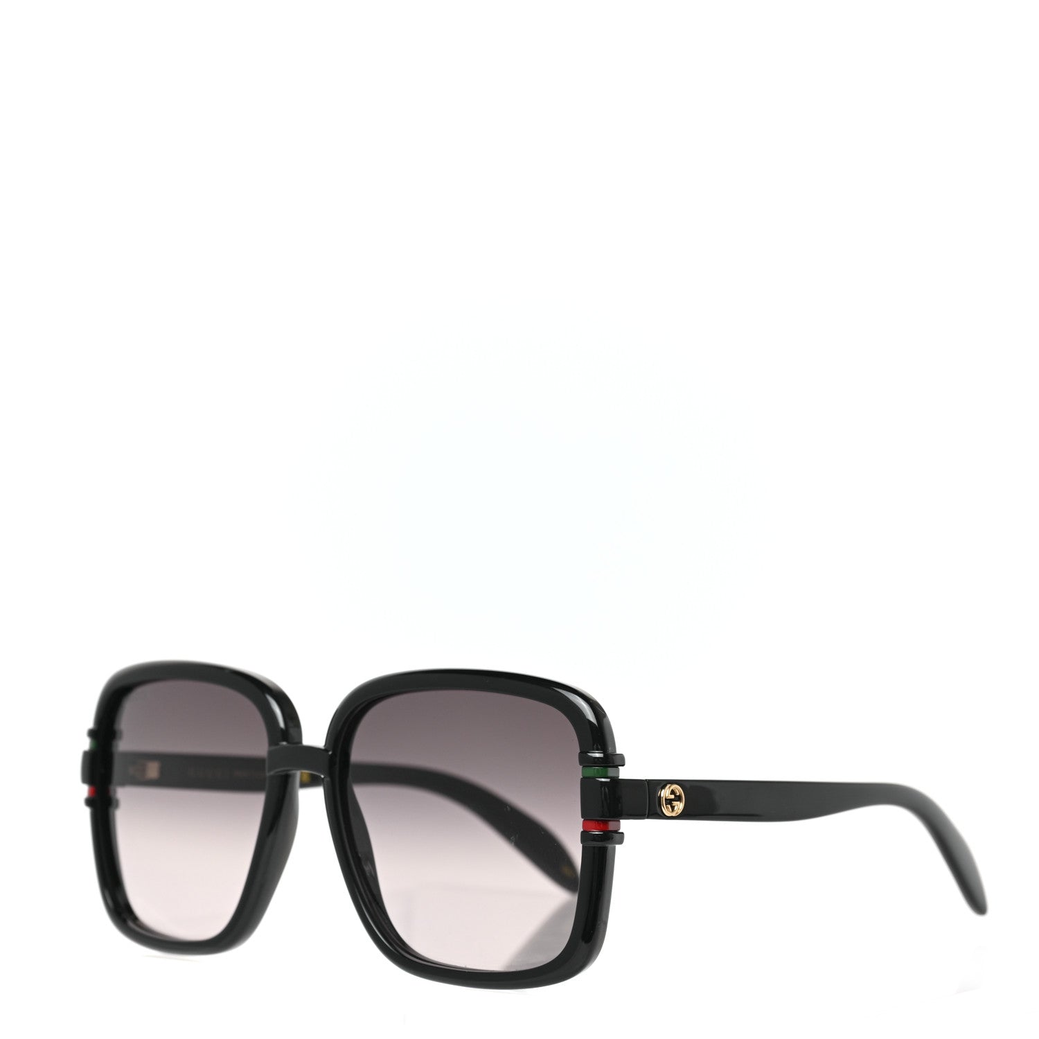 Gucci Acetate Interlocking G Square Sunglasses GG1066S Black 1 of 6