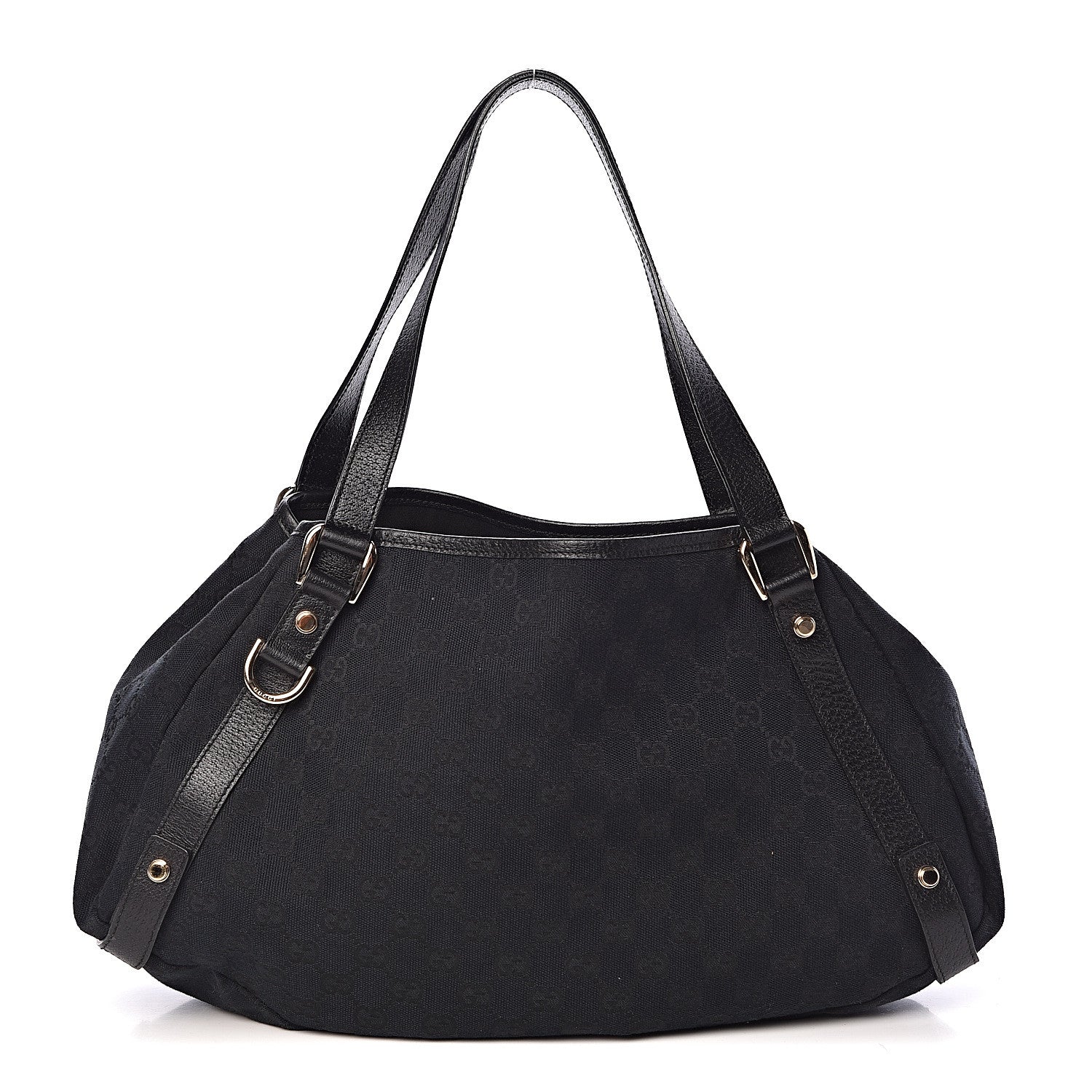 Gucci Monogram Medium Abbey Shoulder Bag Black 1 of 10