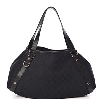 Gucci Monogram Medium Abbey Shoulder Bag Black 1 of 10
