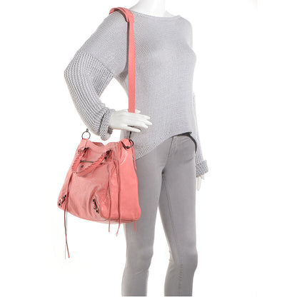 Balenciaga Agneau Classic Hardware Velo Rose Azalee 2 of 11