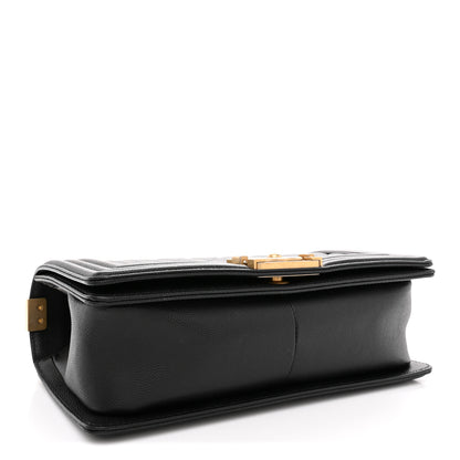 Chanel Caviar Quilted Medium Boy Flap Black 4 of 10